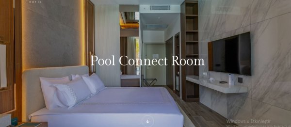 Bağlantılı Oda, Havuz Manzaralı