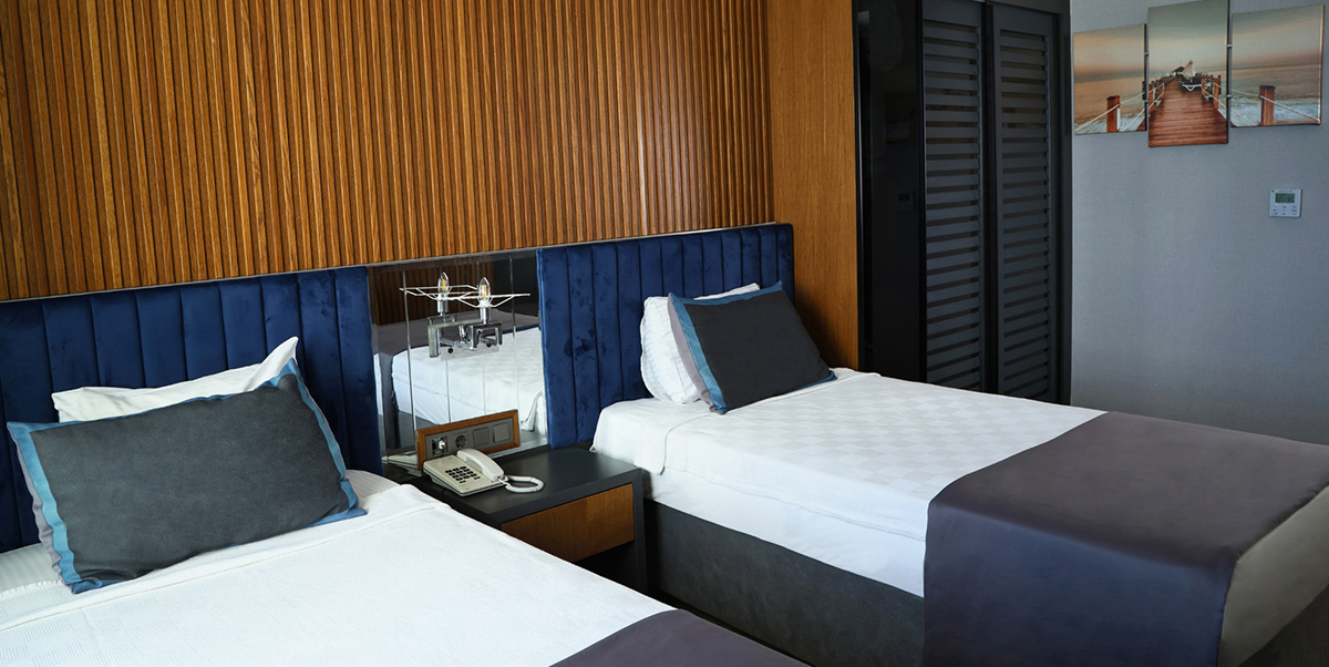 İki Ayrı Yataklı Oda, Kara Manzaralı